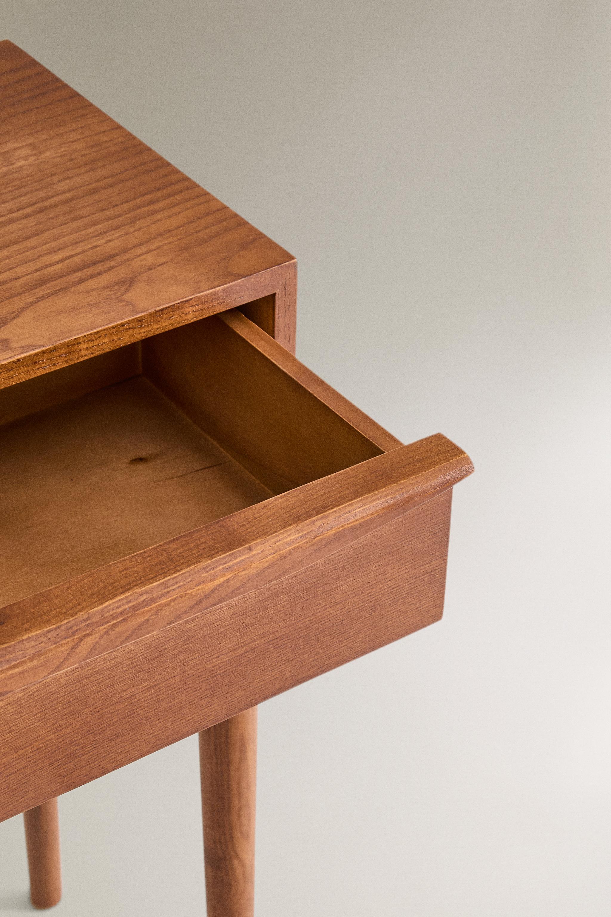 TABLE DE CHEVET BOIS DE FRÊNE TIROIR