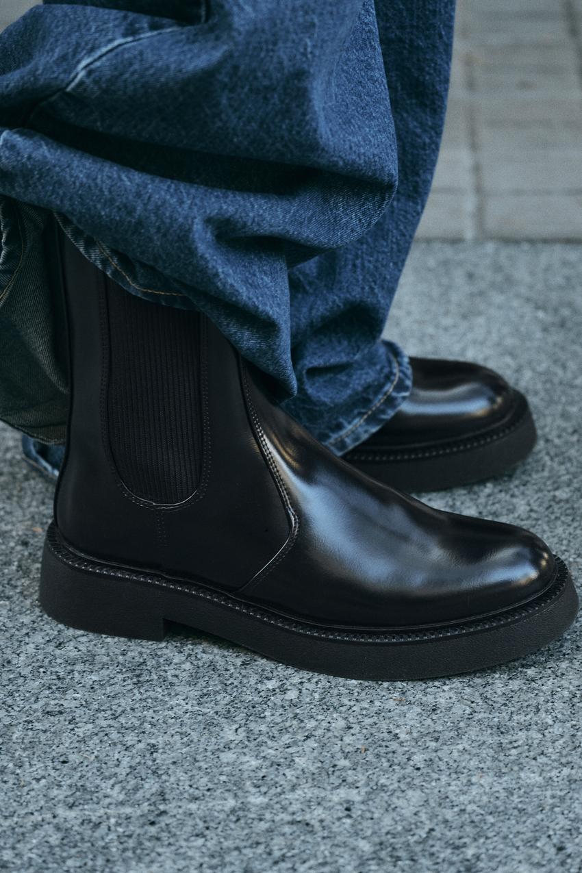 チェルシーショートブーツ - ブラック | ZARA Japan / 日本