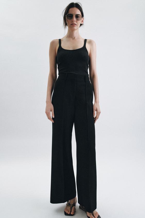ZW COLLECTION STRAIGHT LEG PIN TUCK PANTS from Zara - $79.90