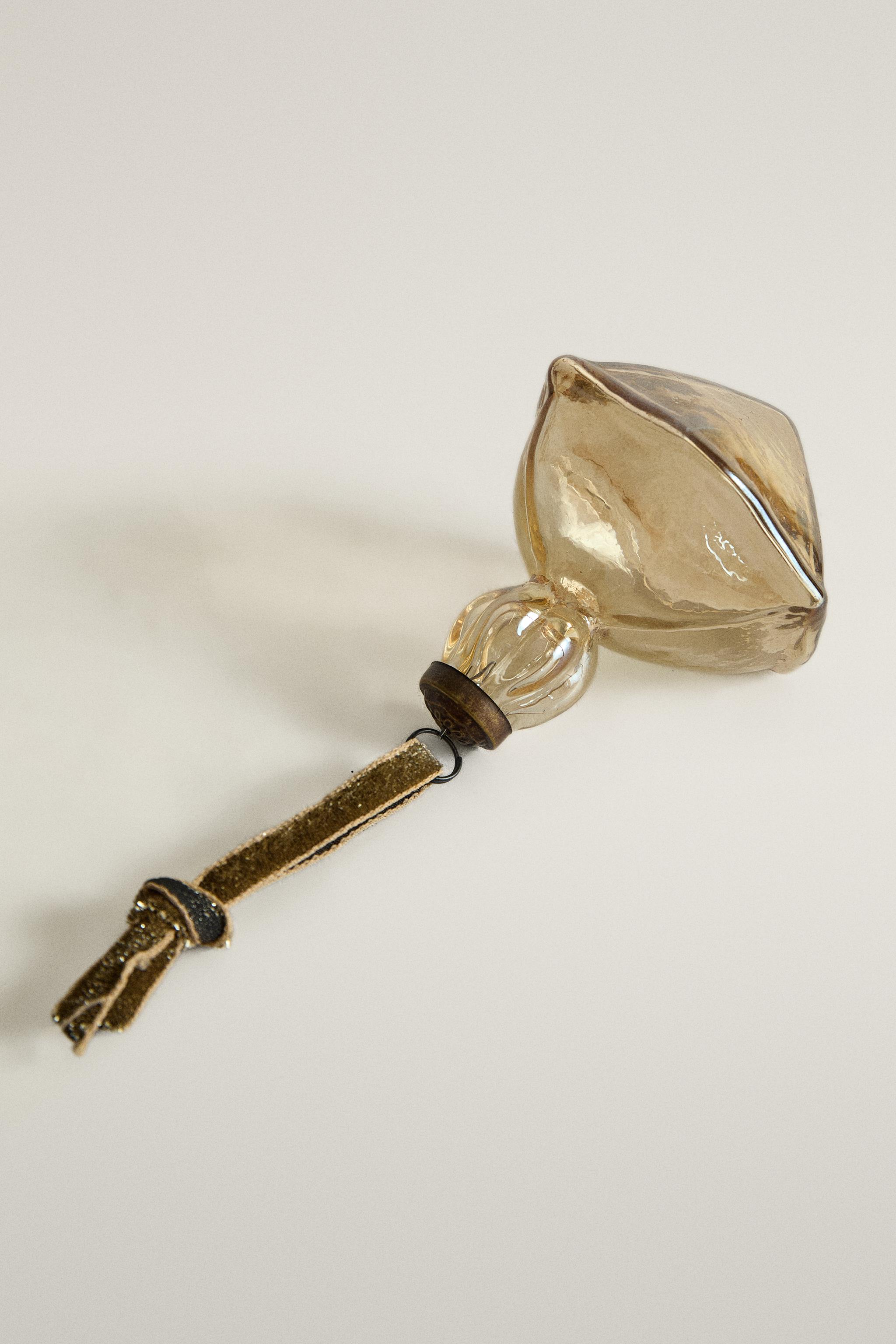 GLASS CHRISTMAS TREE DECORATION