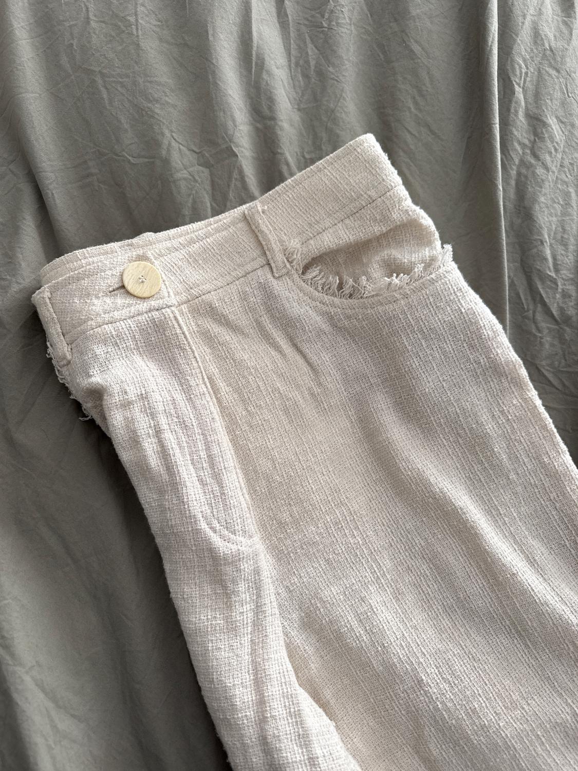 FRAYED RUSTIC PANTS - Image 4
