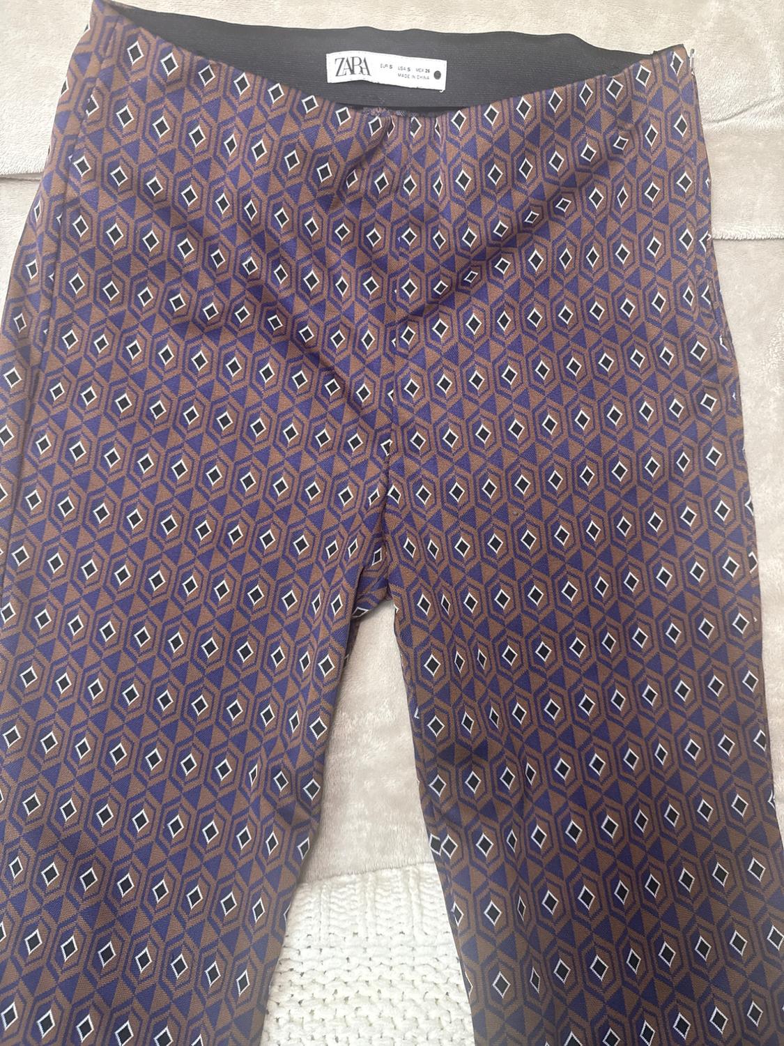 FLARED JACQUARD PANTS - Image 3
