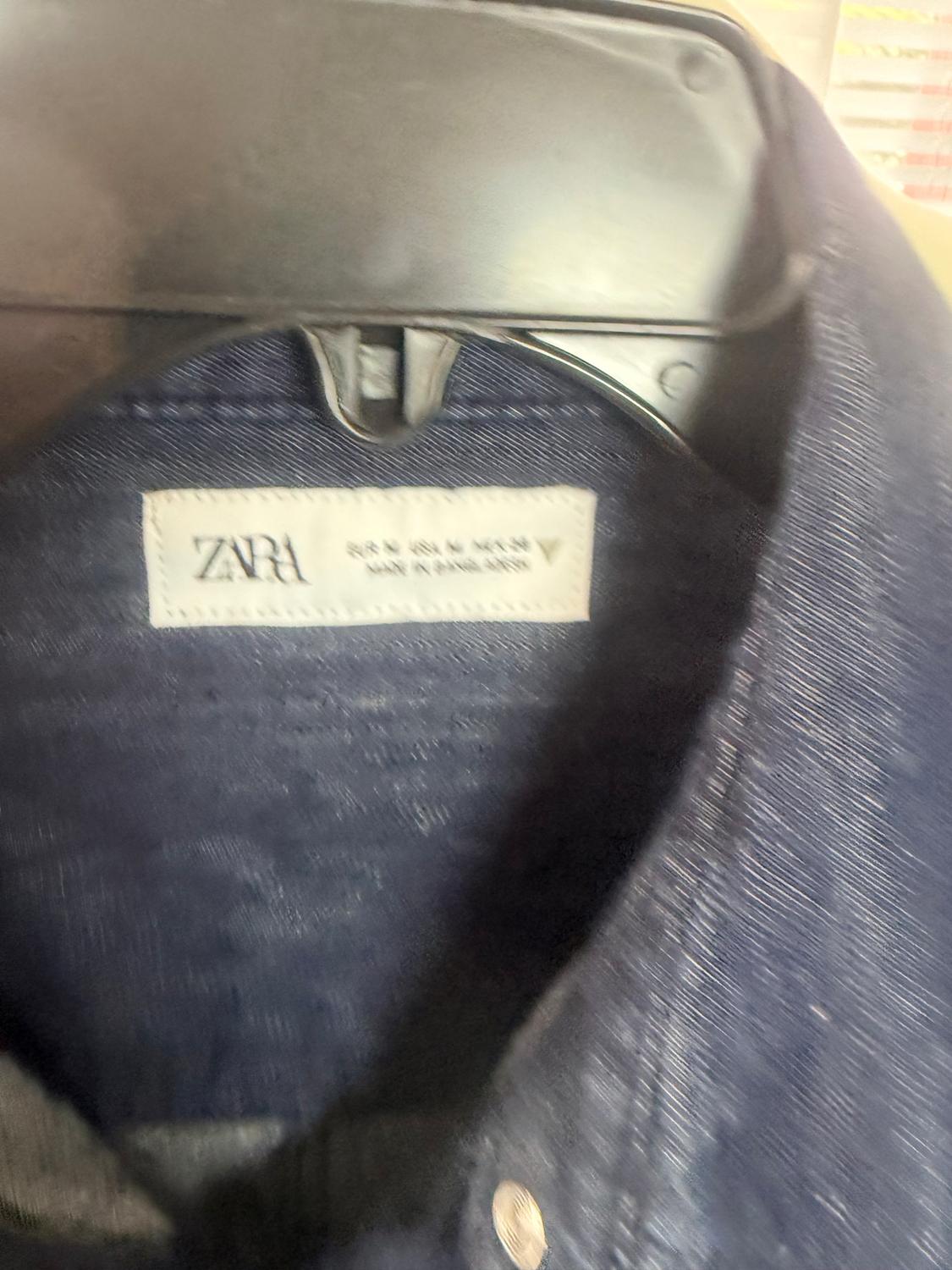 TRF DENIM SHIRT WITH POCKETS - Image 3
