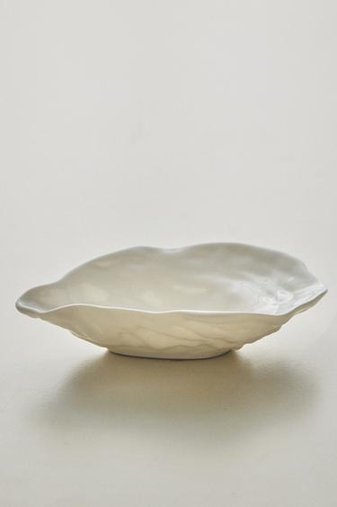 SMALL SHELL PORCELAIN SERVING DISH - White by Zara