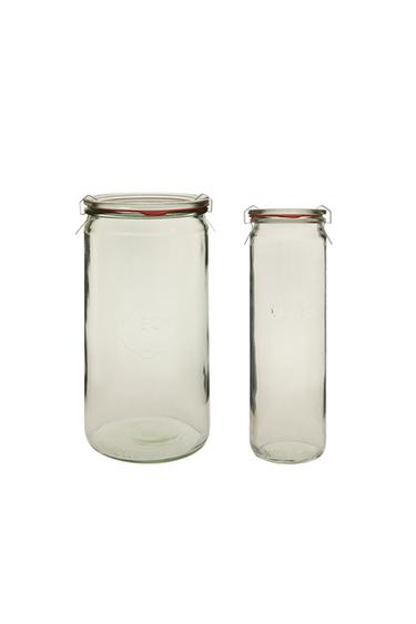 AIRTIGHT GLASS JAR - شفاف الخاص بـ Zara