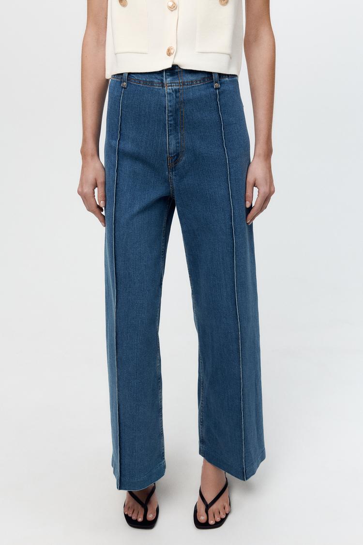 JEANS ZW COLLECTION WIDE LEG COM CINTURA ALTA