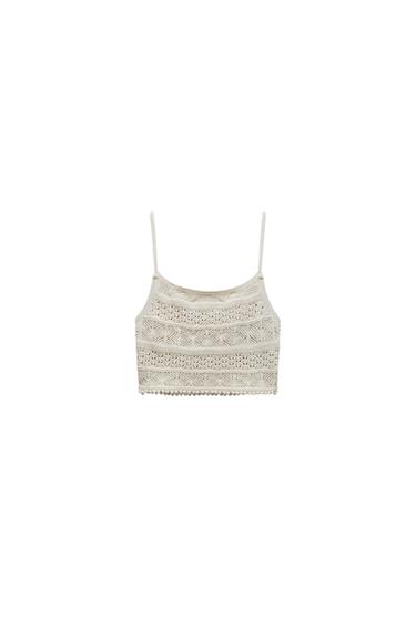 OPEN KNIT TOP