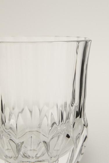 VERRE CRISTALLIN EFFET TAILLÉ - Transparent de Zara - Image 2