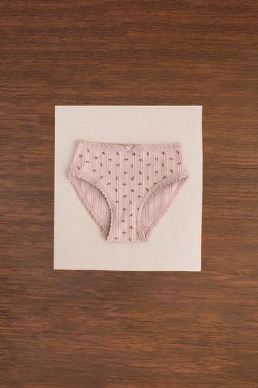 ZARA TIMELESS - THREE-PACK OF RIBBED BRIEFS - Ecru by Zara