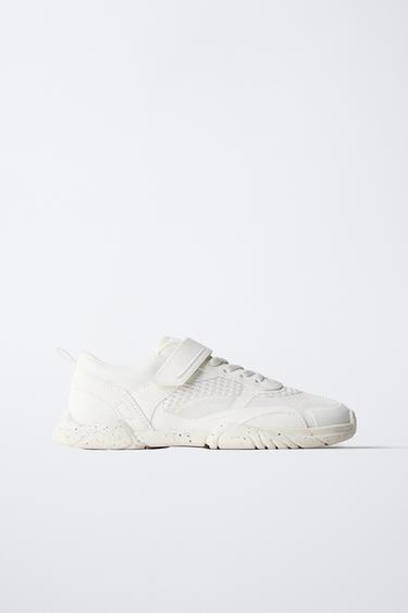 Zara BAREFOOT SNEAKERS - White