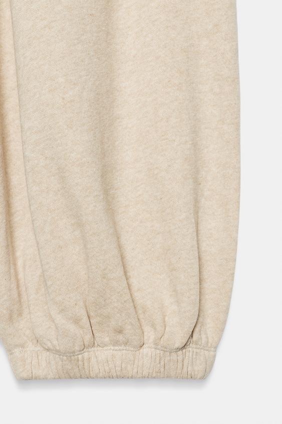 PANTALON BOMBACHO - Beige chiné de Zara - Image 8