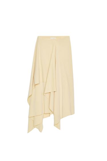 GONNA ASIMMETRICA FLUIDA - Giallo di Zara