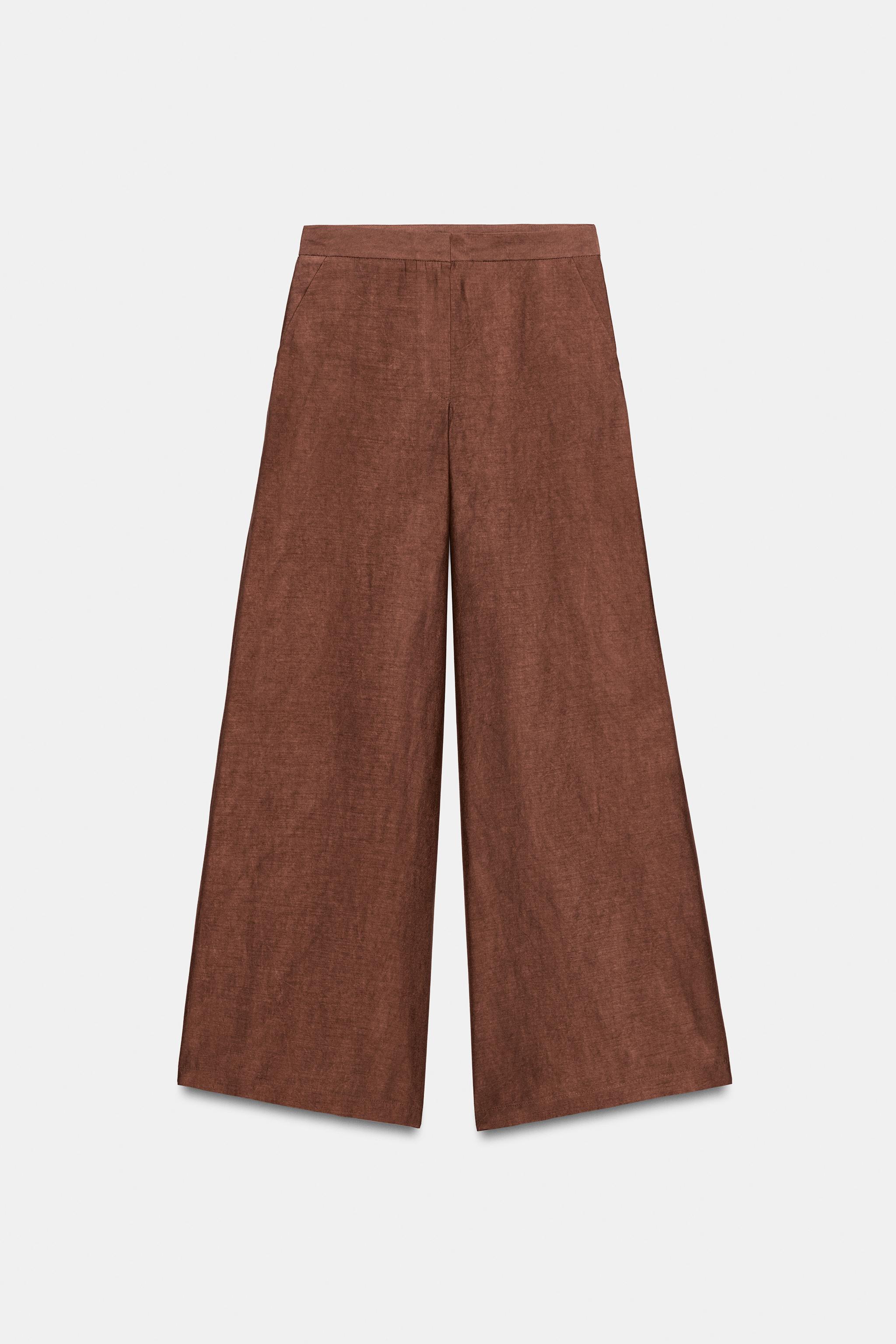 GENİŞ DÖKÜMLÜ PANTOLON - Görsel 7