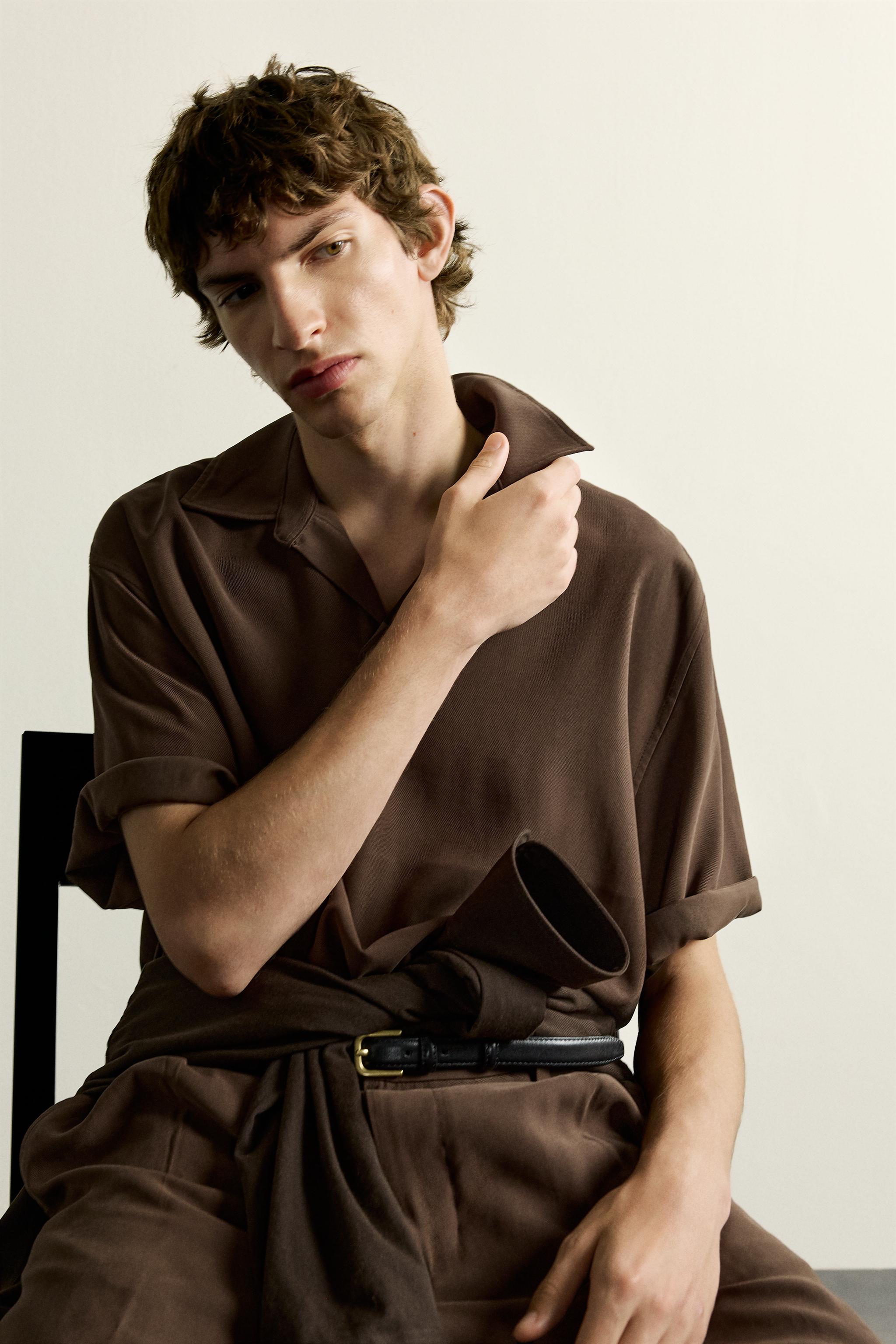 CHEMISE POLO FLUIDE COUPE DÉCONTRACTÉE