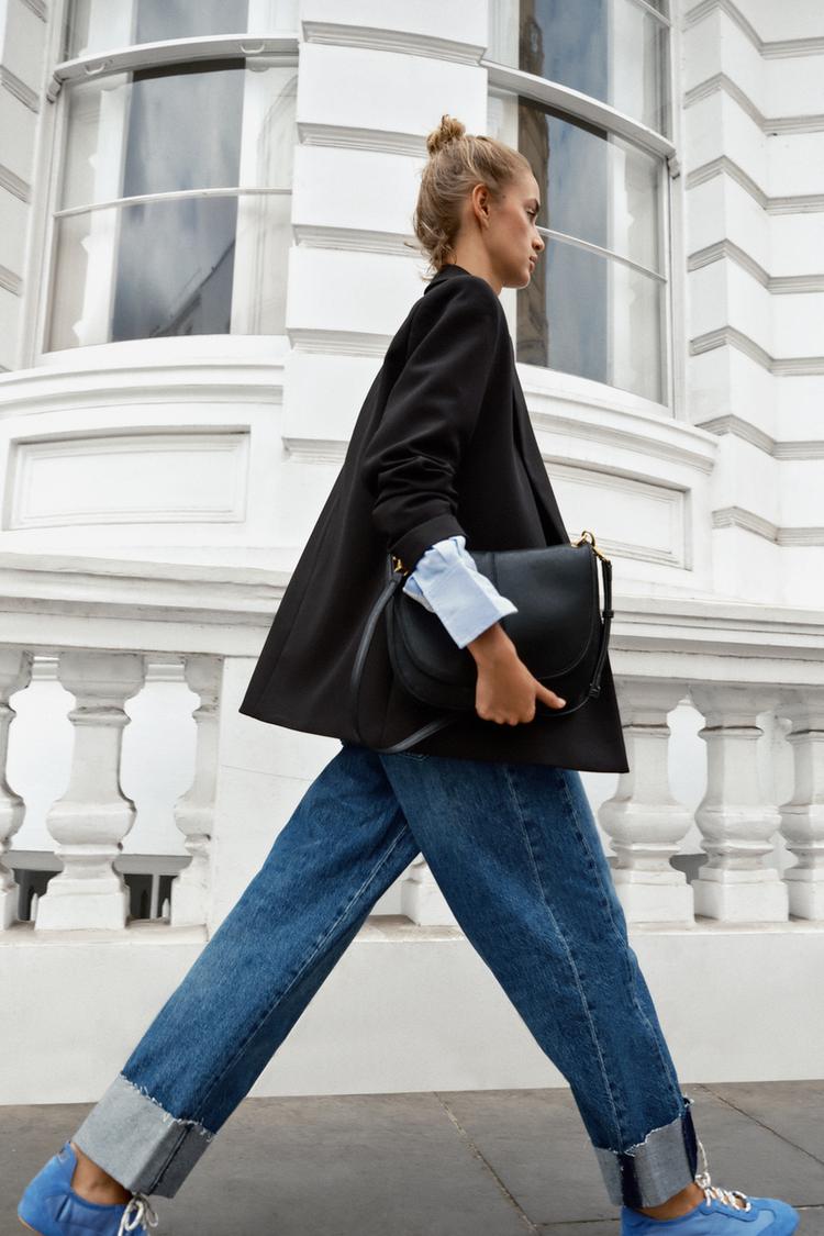 Blazer cruzado de corte oversize 8