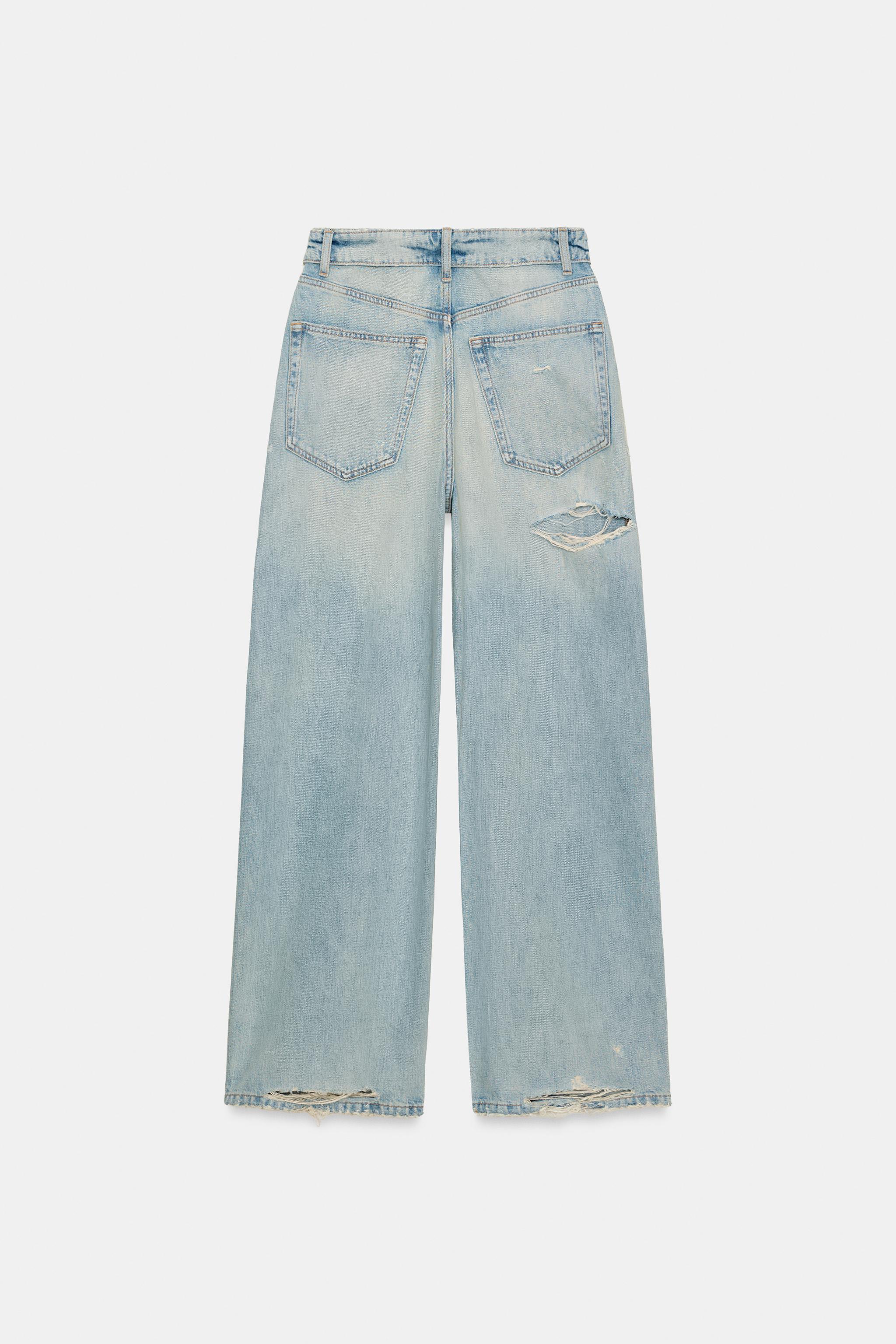 Zara TRF KATLANIR BEL ORTA BEL JEAN görsel 5