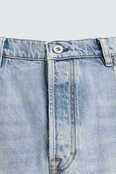 JEAN COUPE DROITE - Bleu clair de Zara - Image 9