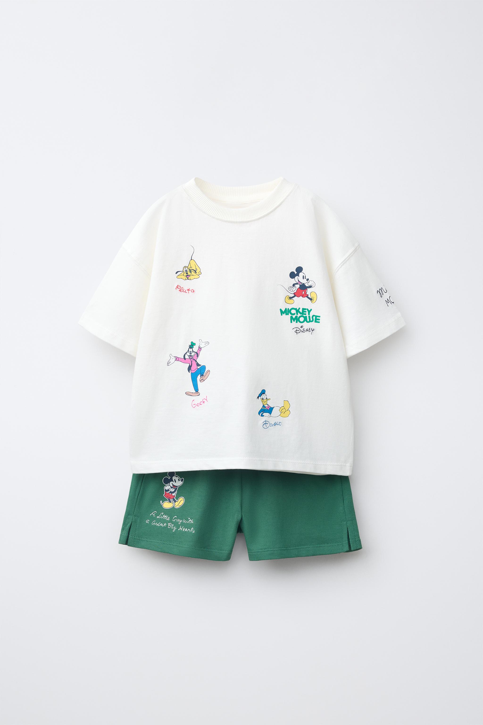 Детские шорты Zara MICKEY MOUSE © DISNEY T-SHIRT & BERMUDA SHORT SET