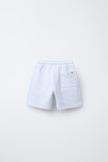 ALGO DE JAIME © PANTHER PLUSH BERMUDA SHORTS - Light sky blue by Zara - Image 1