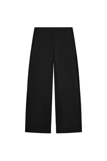 PANTALÓN RAYA DIPLOMÁTICA WIDE LEG ZW COLLECTION