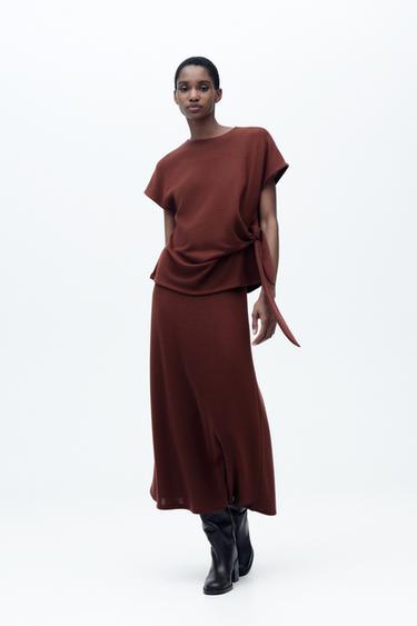 TOP SOFT بعقدة - كونياك الخاص بـ Zara