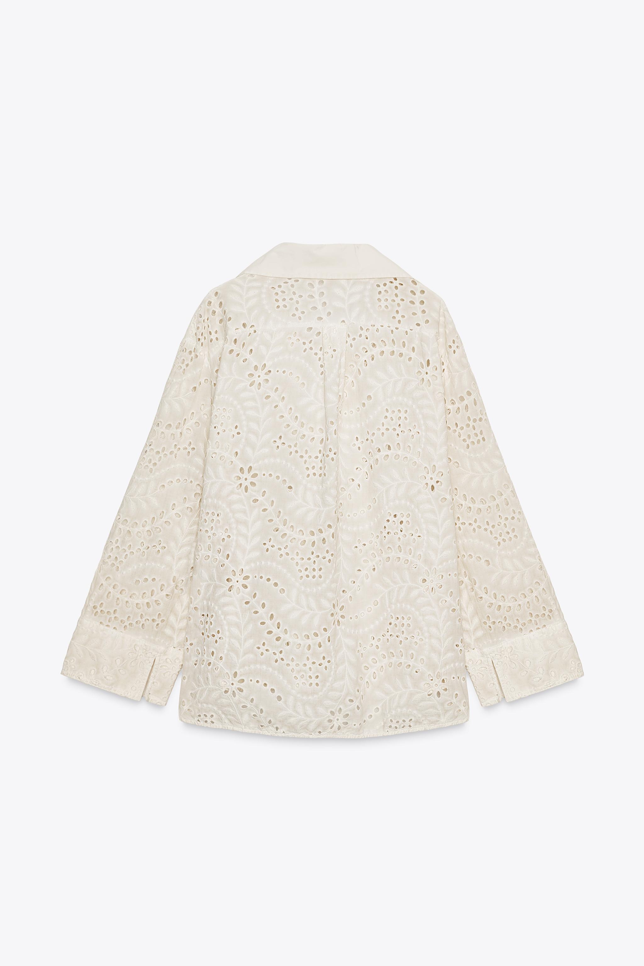 CHEMISE BRODERIES AJOURÉES ZW COLLECTION