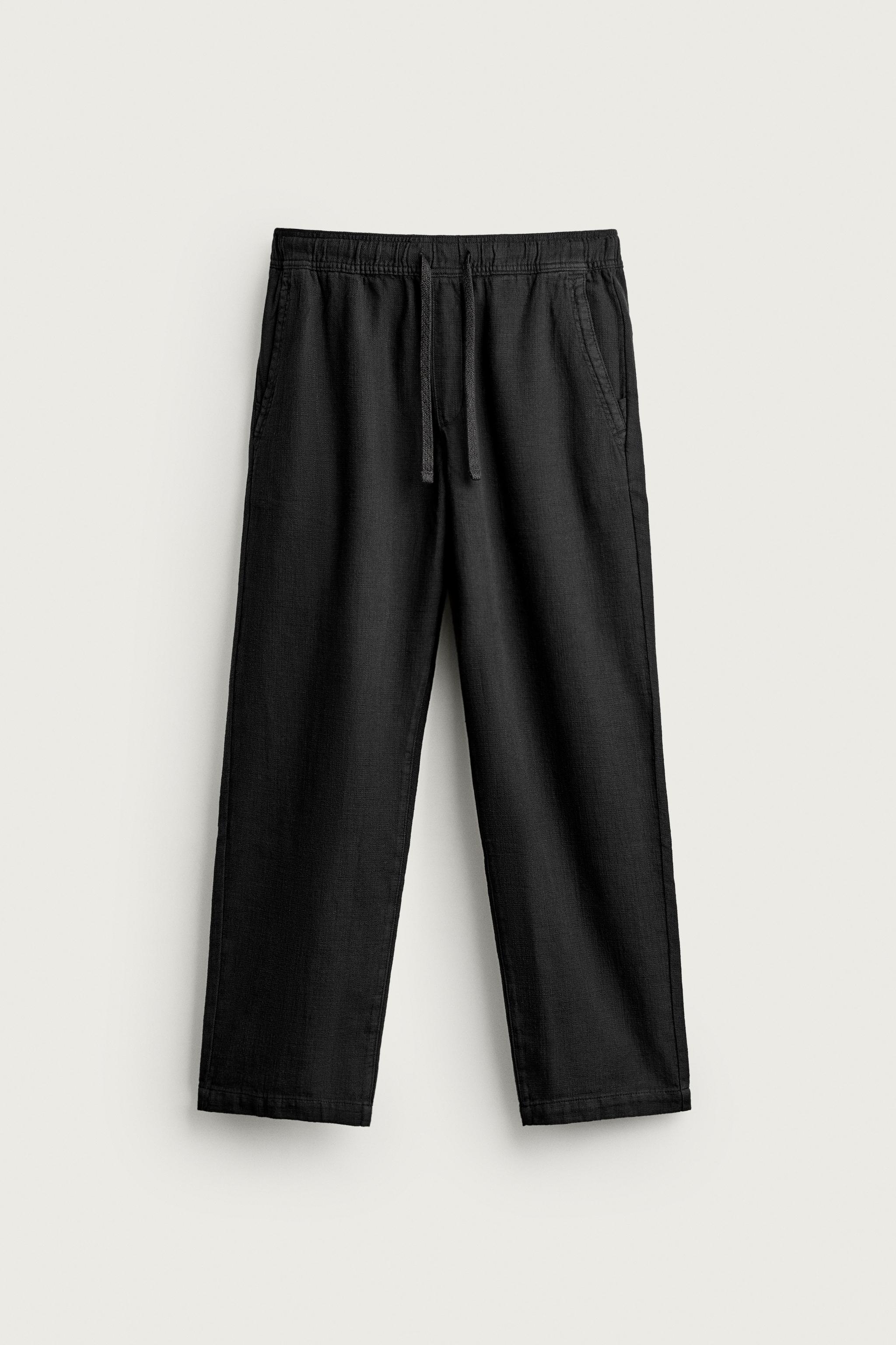 STRUCTURED RELAXED FIT PANTS