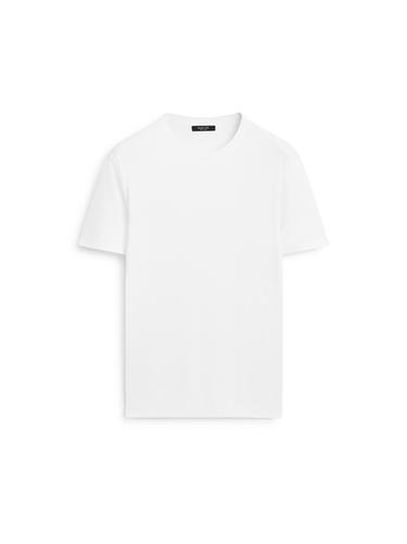 Zara 100% mercerised cotton T-shirt - White