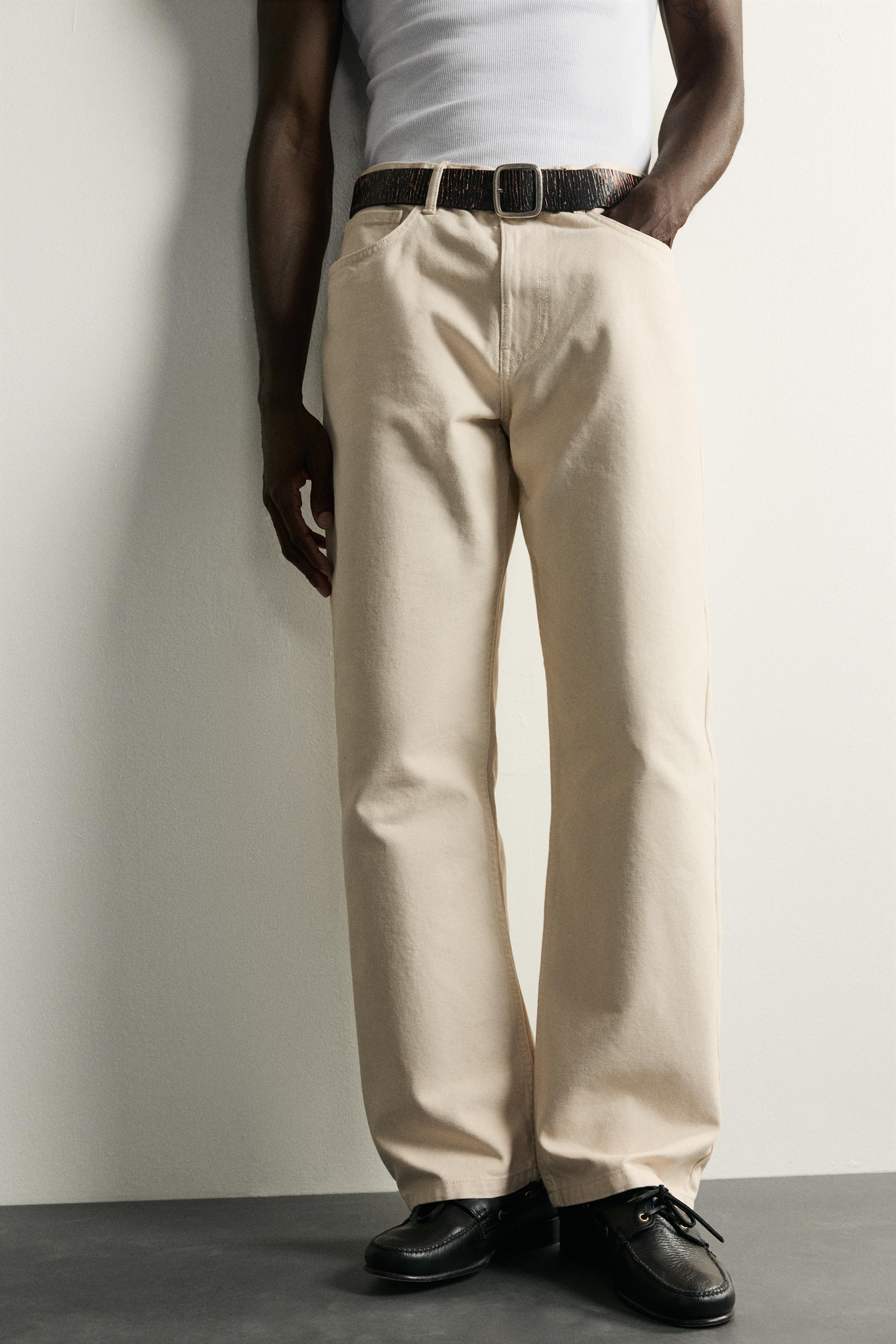 Мужские джинсы Zara LOOSE FIT PANTS — фото 5