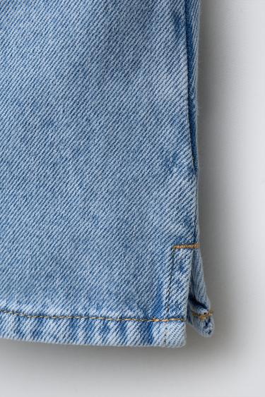 TOP EN DENIM À ONDES - Bleu moyen de Zara - Image 3