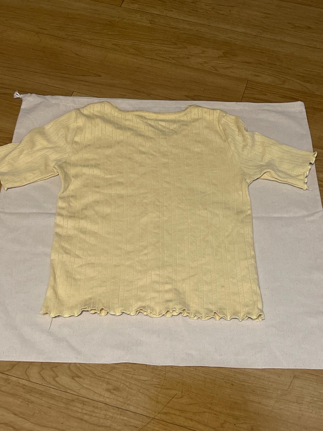 BUTTONED POINTELLE T-SHIRT - Image 2