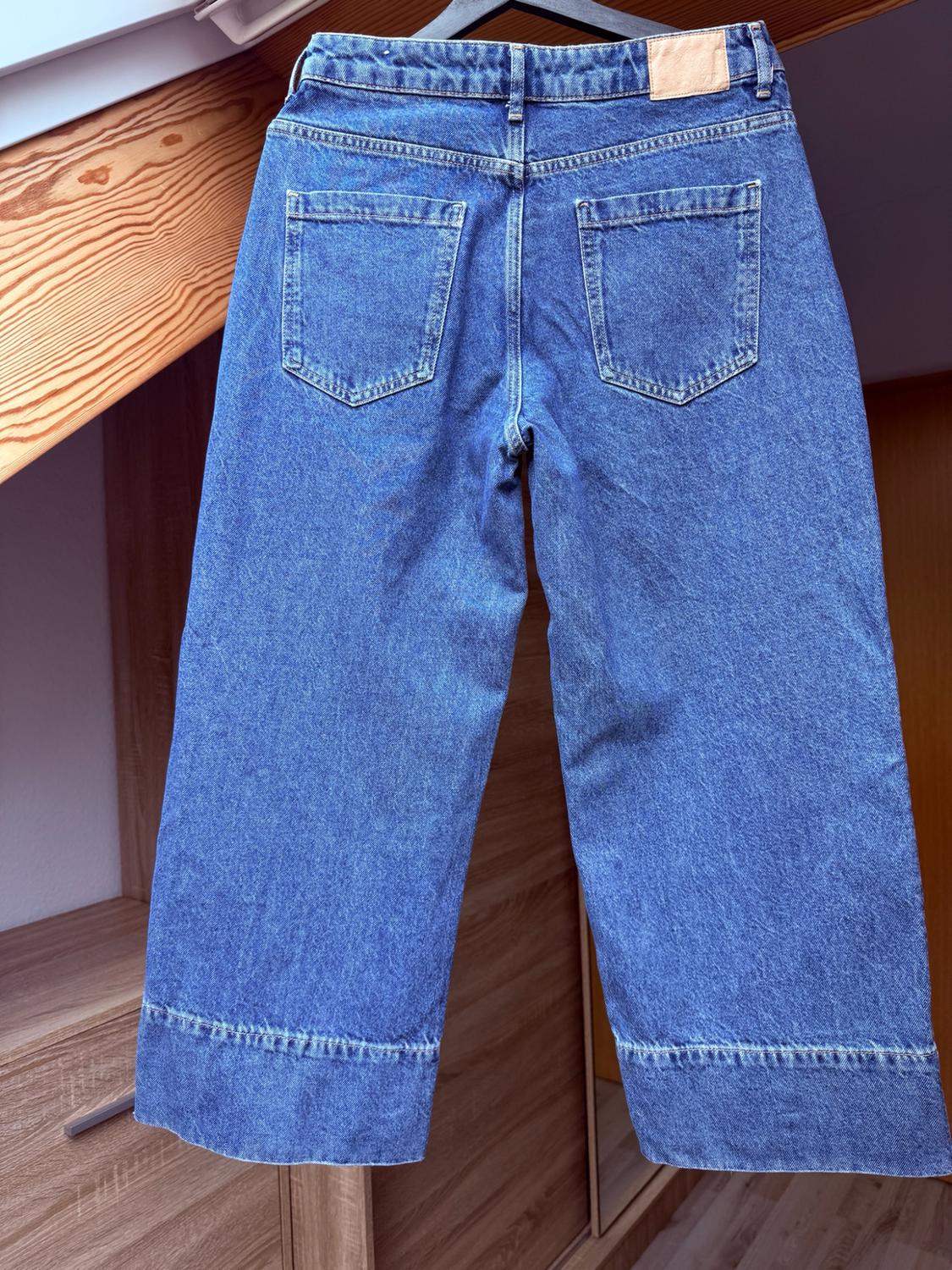 ΨΗΛΟΜΕΣΟ ΤΖΙΝ Z1975 WIDE LEG CROPPED - Image 2