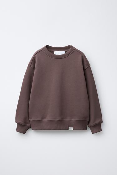 BASIC LABEL SWEATSHIRT - Lilac by Zara