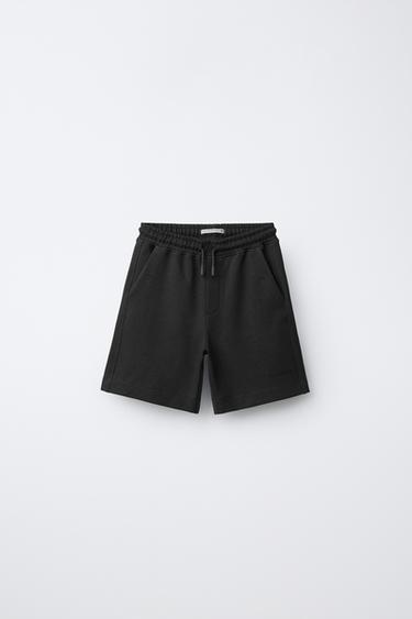 COMFORT BERMUDA SHORTS - Black by Zara