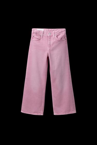 Zara WIDE LEG JEANS - Light mauve - Image 0