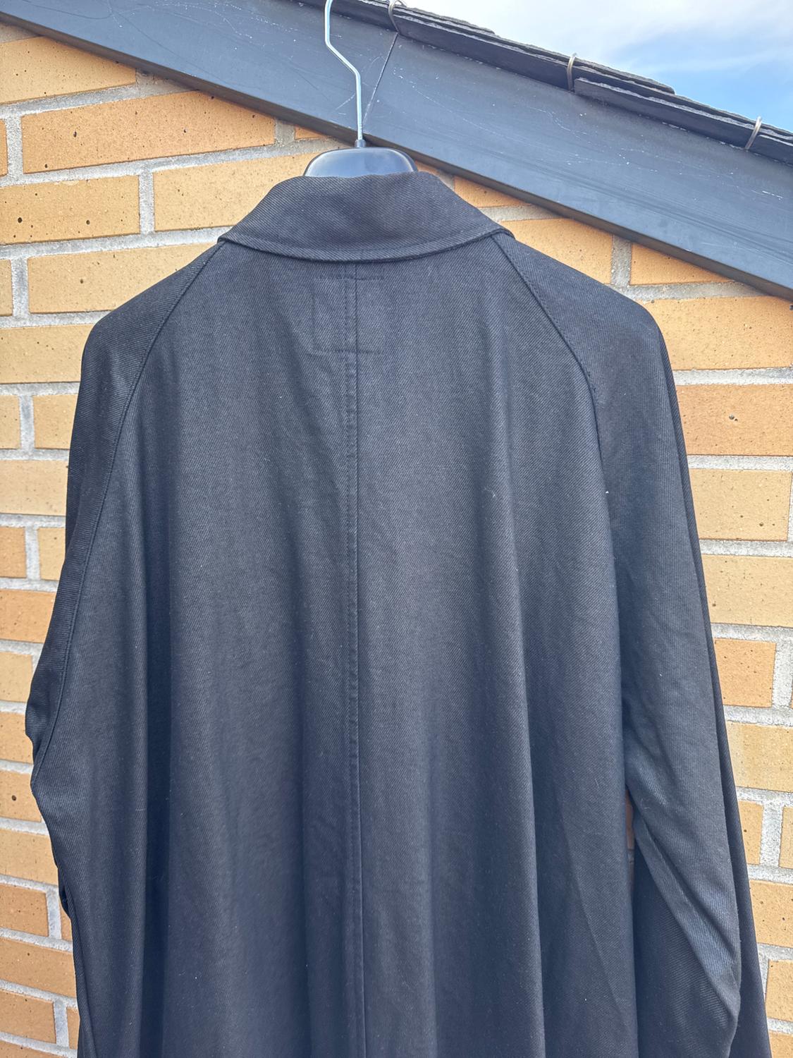 TRF OVERSIZE DENIM COATED TRENCH COAT - Image 3