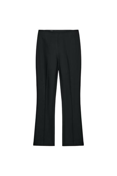 УКОРОЧЕННЫЕ БРЮКИ FLARE — ЧЕРНЫЙ от Zara