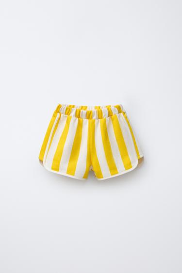 CASA LAWA © STRIPED BERMUDA SHORTS X ZARA KIDS - Yellow by Zara
