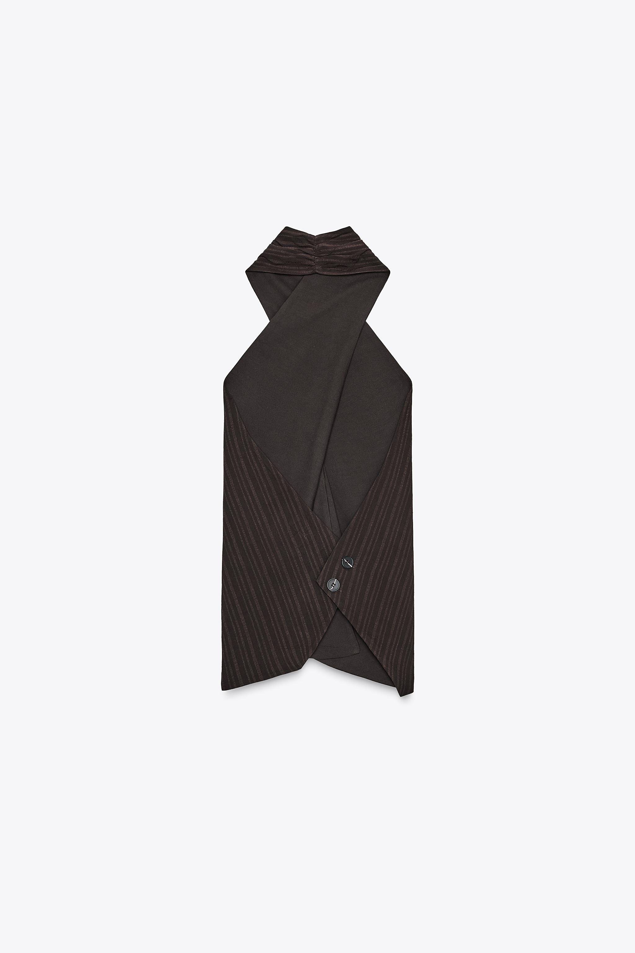 TOP HALTER RAYURES