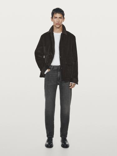 Jean slim - Gris anthracite de Zara