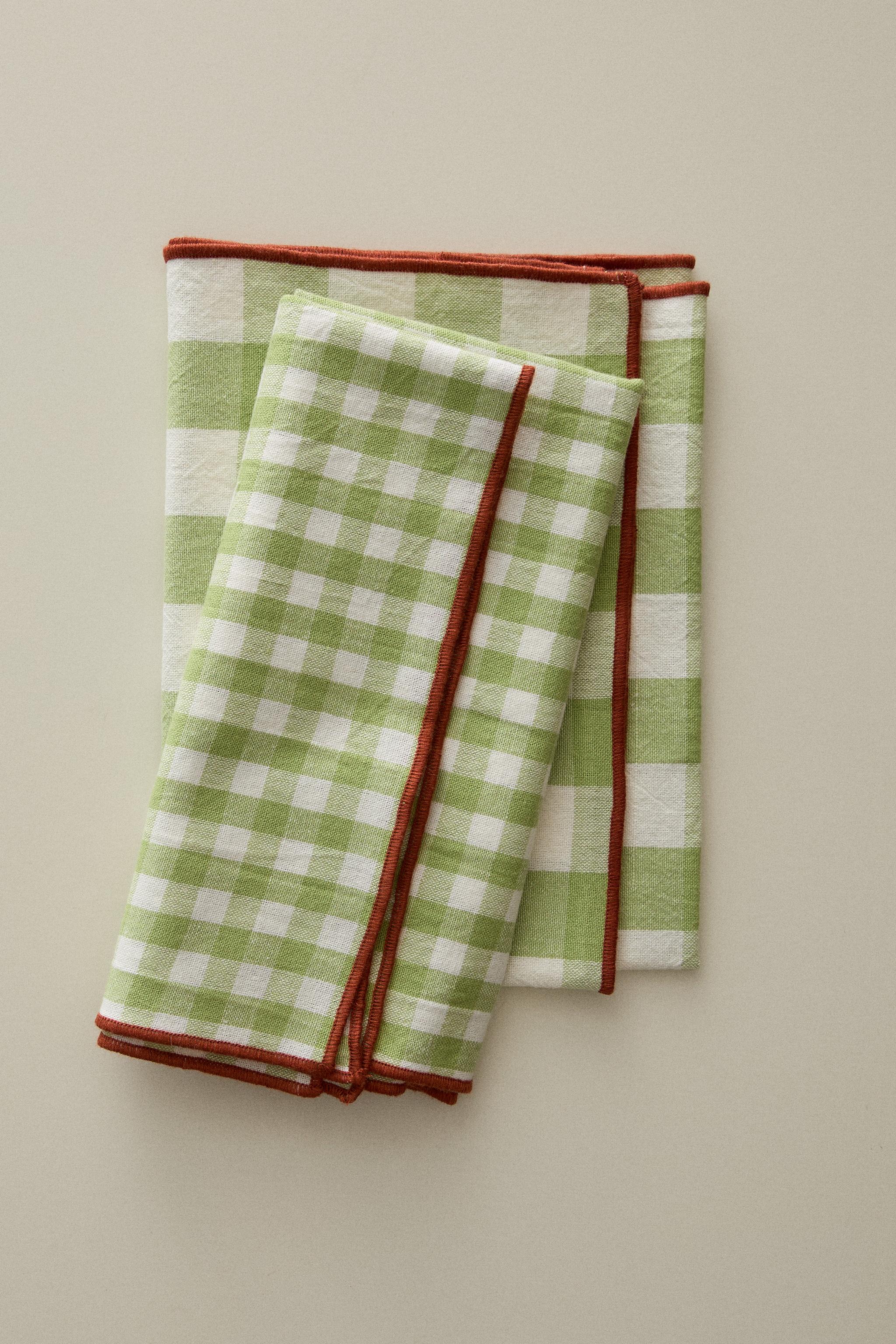 CHECK KITCHEN TOWEL PACK (PACK OF 2)