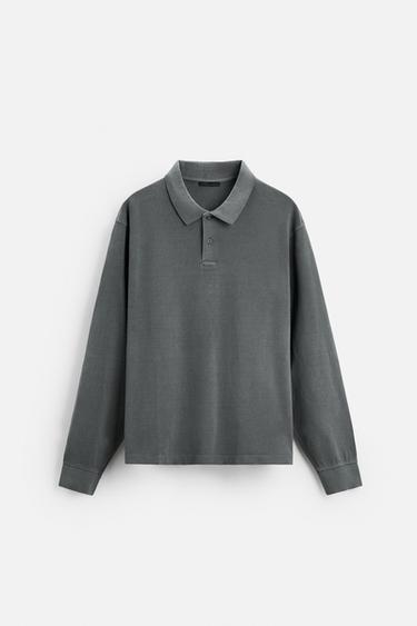 QUARTER-ZIP HOODIE - Grey by Zara