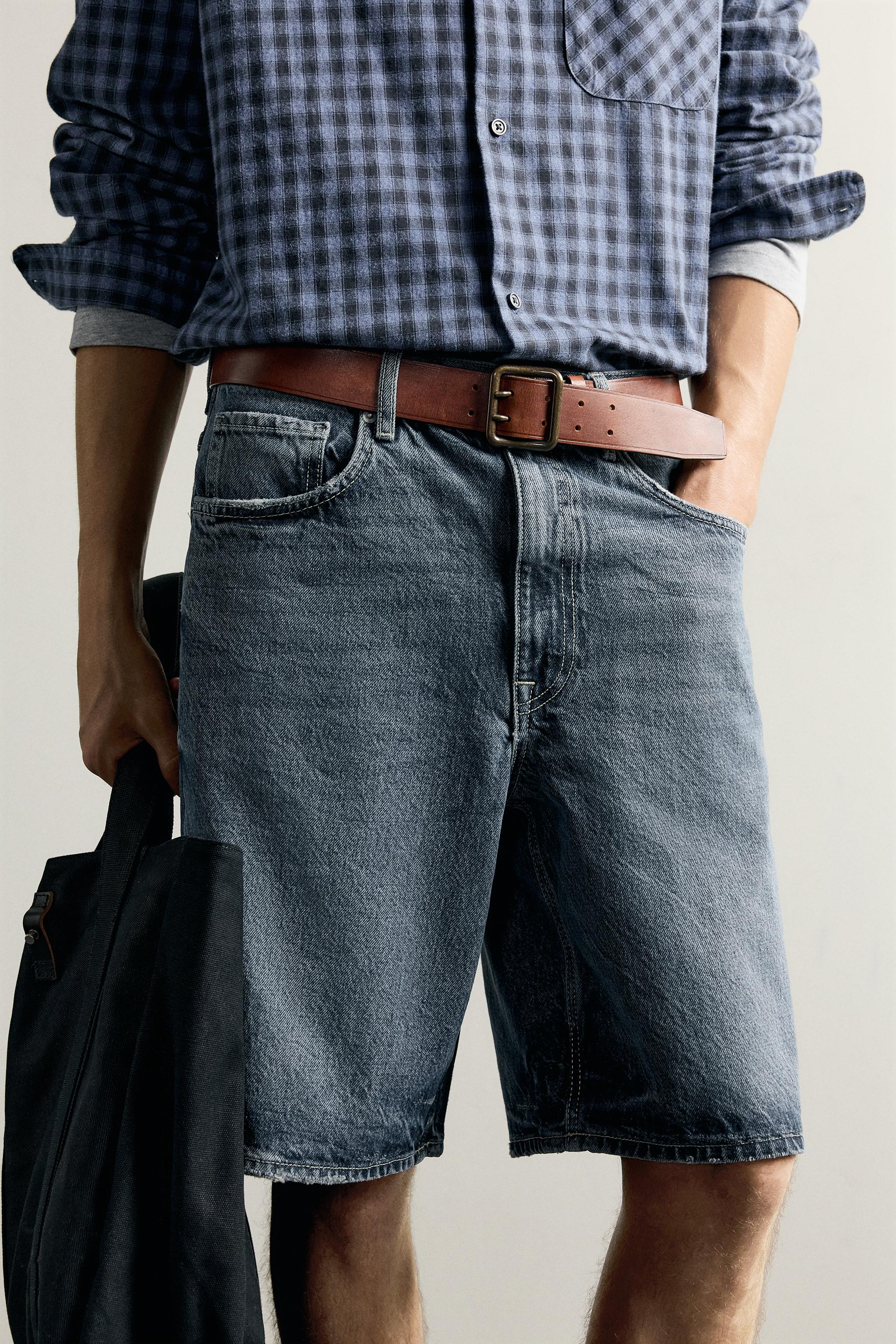 BERMUDA EN JEAN RELAXED FIT