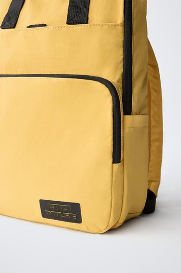 MINI SAC À DOS BASIQUE - Jaune de Zara - Image 2