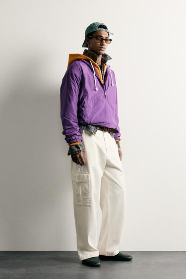 BLOUSON KANGOUROU TECHNIQUE - Violet de Zara - Image 3