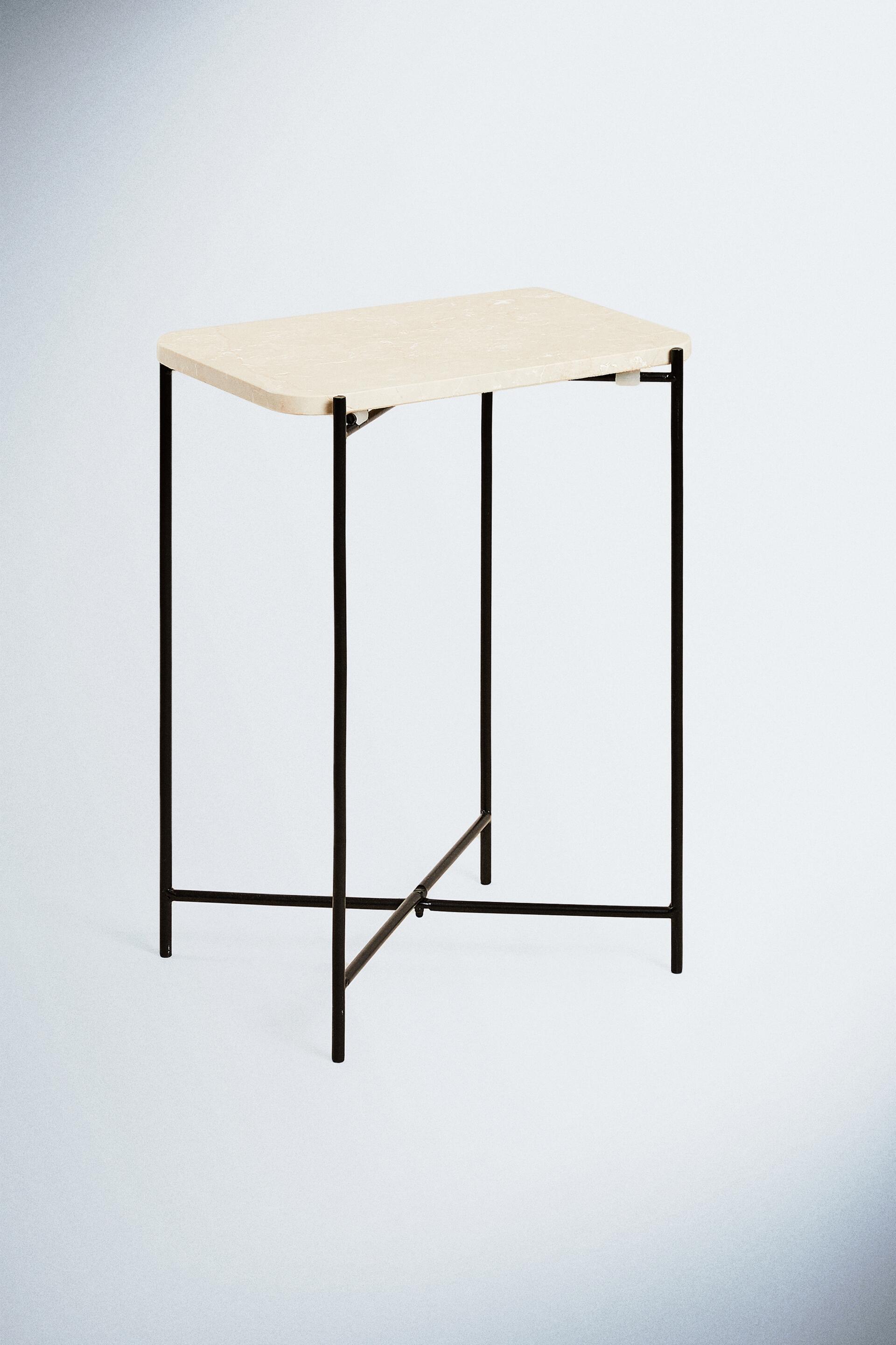 ZARA ガラス天板 金属製サイドテーブルandダスドボックス ZARA ガラス天板 金属製サイドテーブルandダスドボックス ZARA HOME