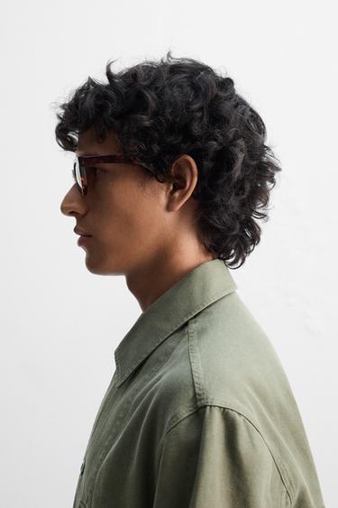 Zara SQUARE SUNGLASSES - Tortoise shell