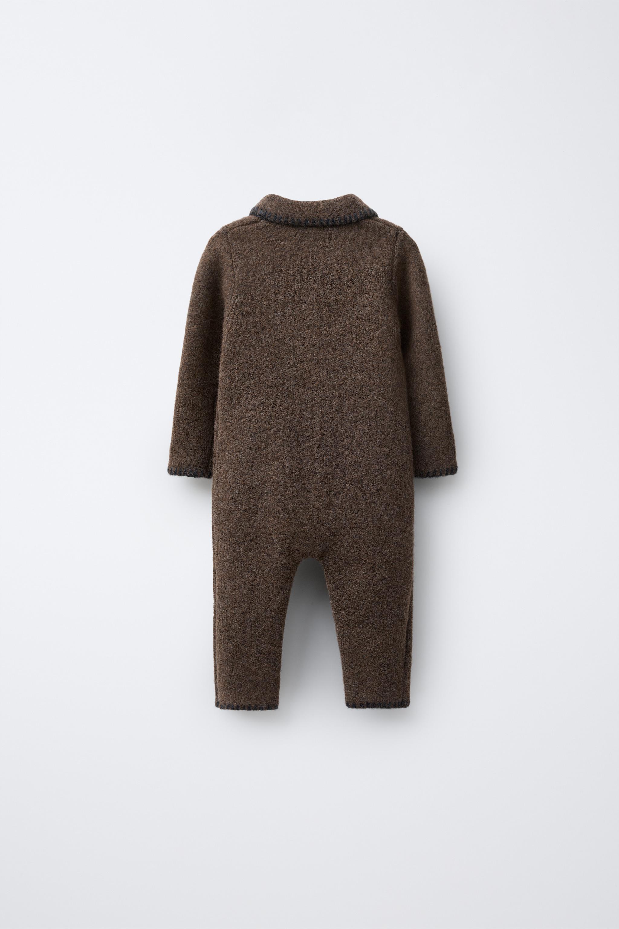 KNIT JUMPSUIT WITH CONTRAST DETAILS