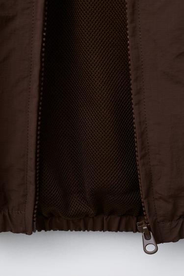 NYLON JACKET WITH CHAMPION ® X ZARA BAG - Brown by Zara - Image 5