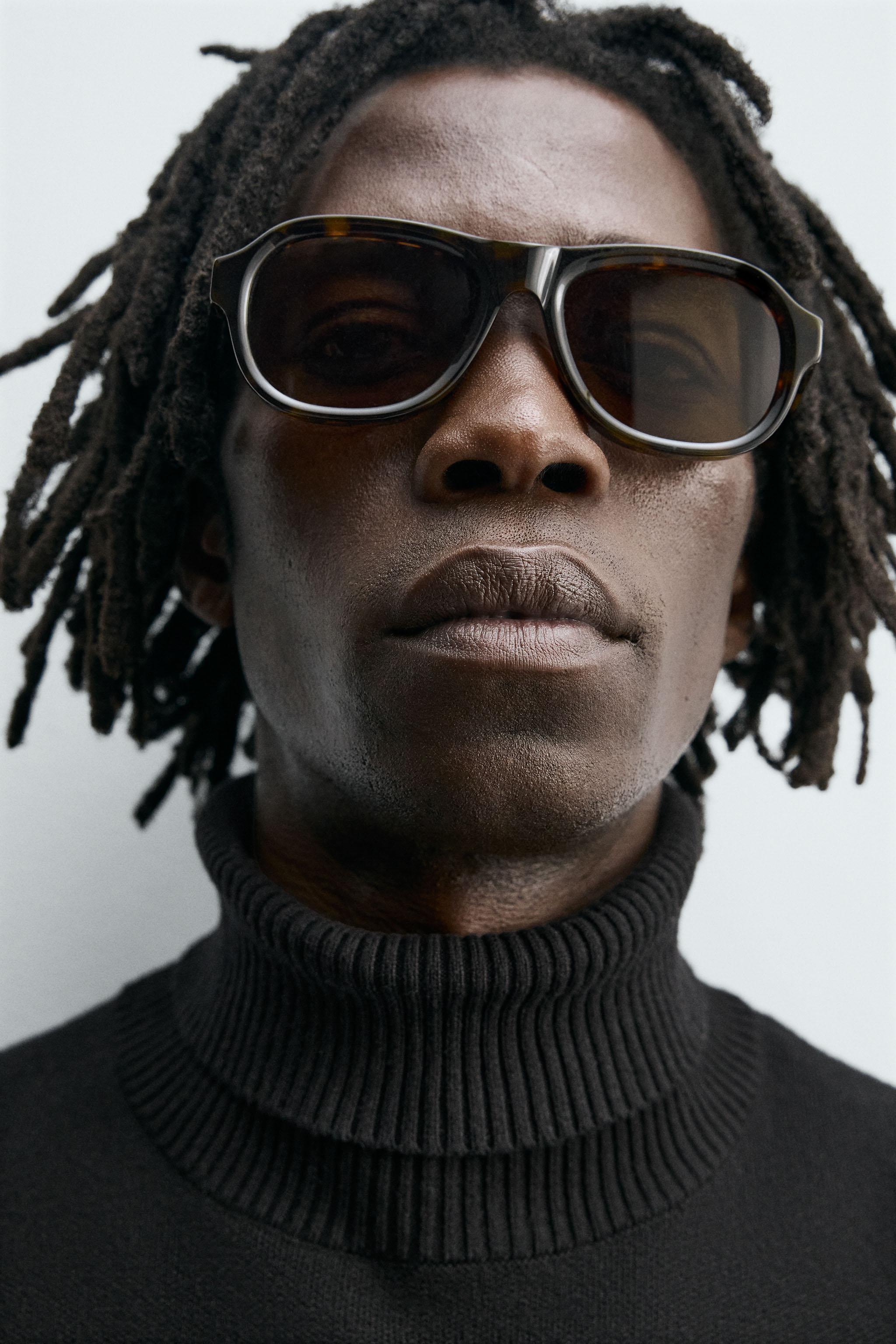 SQUARE SUNGLASSES - Tortoise shell | ZARA United States